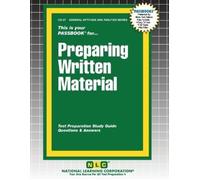 Passbooks Preparing Written Material (Tascabile) General Aptitude and Abilities