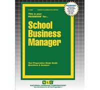 Passbooks School Business Manager (Tascabile) Career Examination