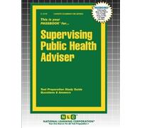 Passbooks Supervising Public Health Adviser (Tascabile) Career Examination