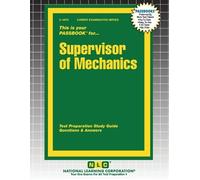 Passbooks Supervisor of Mechanics (Tascabile) Career Examination
