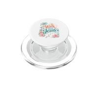 Passeggiata con Gesù Coastal Beach Faith Summer Design PopSockets PopGrip per MagSafe