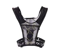 Passeggiata in esecuzione - gilet ponderato | Gilet da corsa | Zaino da petto in rete traspirante con strisce riflettenti | Fornitura di borse per bottiglie da uomo di grande capacità, multicolore