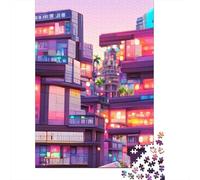 Passeggiata mattutina 1000 pezzi Puzzle Regali di Natale Puzzle in legno per adolescenti Puzzle divertenti 1000 pezzi (38x26 cm)