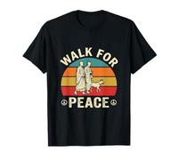 Passeggiata per i monaci della Pace con Aloka Dog Maglietta