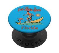 Passeggiata sul lungomare di Fort Myers Beach, Florida, per surfisti, surf e pesca PopSockets PopGrip Adesivo