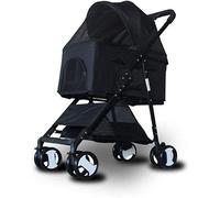 Passeggini di lusso per animali domestici divisi per cani/gatti di taglia piccola e media Passeggino per gatti 3 in 1 economico/valigia per animali domestici/culla per seggiolino auto Cestino stacca