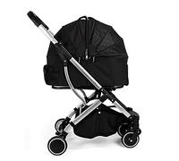 Passeggini per cani premium per cani di taglia medio-piccola Passeggino per cani aggiornato Carrello per cani da compagnia con ruote Carrozzine staccabili Grande capacità di carico netto (Viola) (Ne
