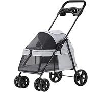 Passeggini premium per cani e gatti Carrozzine per cani Passeggini per cani di piccola taglia Passeggini leggeri per cani Passeggino da viaggio per animali domestici Carrello pieghevole per passeggi