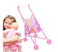 Passeggino Bambole - Giocattoli di Ruolo per Bambini,Passeggino per Bambole e Interattivo per Gioco di Ruolo in Camera da Letto, Famiglia, Asilo e Raduni