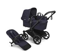 Passeggino Bugaboo Donkey 6 singolo, convertibile in modalità doppia e gemellare, per neonato e bambino piccolo, doppio spazio di archiviazione e borsa laterale, facile da maneggiare con una mano