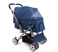 Passeggino Cane Passeggino per Cani Passeggini Pieghevoli Per Cani E Gatti Per Viaggi Di Piccole E Medie Dimensioni Con Ruote, Passeggino Pieghevole Per Animali Domestici In Tessuto Oxford 600D Passeg