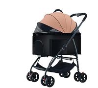 Passeggino Cani Auto For Animali Leggera, Pieghevole E Staccabile For Portare A Spasso Neonati, Cani Di Taglia Media E Piccola E Gatti Quando Si Esce Passeggino Per Animali Domestici(K)
