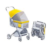 Passeggino Cani Auto For Animali Leggera, Pieghevole E Staccabile For Portare A Spasso Neonati, Cani Di Taglia Media E Piccola E Gatti Quando Si Esce Passeggino Per Animali Domestici(H)
