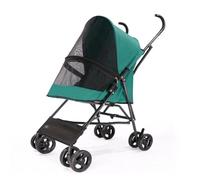 Passeggino Cani Il passeggino for animali domestici è leggero, pieghevole, può essere piegato quando si esce, passeggino for cani di piccola taglia in piedi Passeggino Per Animali Domestici(Green)