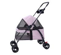Passeggino Cani Passeggino For Animali Da Gita, Passeggino For Cuccioli, Passeggino For Cani, Piccolo, Leggero, Pieghevole, For Cani E Gatti Passeggino Per Animali Domestici(Pink)