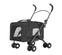 Passeggino Cani Passeggino For Animali Domestici For Cani E Gatti Quando Si Esce, Passeggino Piccolo, Leggero E Pieghevole, Passeggino For Cani Portatile Passeggino Per Animali Domestici(Black)
