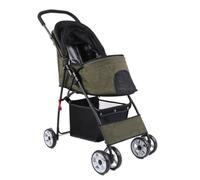 Passeggino Cani Passeggino For Animali Domestici, Passeggino Pieghevole Leggero, Passeggino Leggero A Quattro Ruote For Far Uscire I Gatti A Fare Una Passeggiata Passeggino Per Animali Domestici(Green
