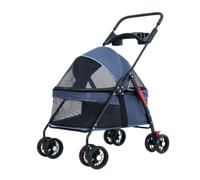 Passeggino Cani Passeggino For Animali Domestici, Passeggino Speciale For Cani, Passeggino For Gatti Pieghevole Leggero, Passeggino For Cani Di Piccola Taglia Passeggino Per Animali Domestici(Blue)