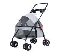 Passeggino Cani Passeggino For Animali Domestici, Passeggino Speciale For Cani, Passeggino For Gatti Pieghevole Leggero, Passeggino For Cani Di Piccola Taglia Passeggino Per Animali Domestici(White)