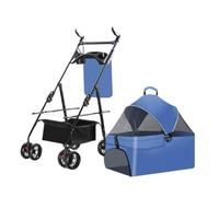 Passeggino Cani Passeggino For Animali Domestici, Passeggino Speciale For Cani, Portatile, Leggero E Pieghevole For Animali Di Piccola Taglia Quando Si Esce Passeggino Per Animali Domestici(Blue,A)