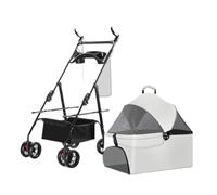 Passeggino Cani Passeggino For Animali Domestici, Passeggino Speciale For Cani, Portatile, Leggero E Pieghevole For Animali Di Piccola Taglia Quando Si Esce Passeggino Per Animali Domestici(G,B)