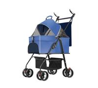 Passeggino Cani Passeggino For Animali Domestici, Passeggino Speciale For Cani, Portatile, Leggero E Pieghevole For Animali Di Piccola Taglia Quando Si Esce Passeggino Per Animali Domestici(Blue,C)
