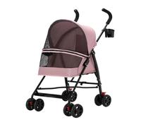 Passeggino Cani Passeggino For Cani E Gatti Domestici Passeggino For Cani E Gatti Teddy Passeggino Leggero Pieghevole For Cani Di Piccola Taglia Quando Si Esce Passeggino Per Animali Domestici(Pink)
