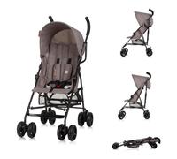 Passeggino Chipolino, Buggy Point Cintura a 5 punti, schienale regolabile, cestino, colorazione:Beige P