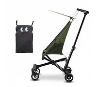 Passeggino Da Viaggio Pieghevole Facile, Super Leggero 2.8kg E Apertura In Un Secondo, Passeggino Leggero Adatto Alla Cabina Con Cuscino Seduta Cartoon Per Neonati Fino A 4 Anni, 4 Colori green