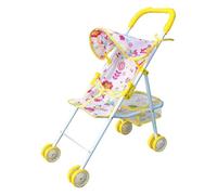 Passeggino - Dolls Pram | Giocattolo Pram | Bouggies da gioco leggero pieghevoli | passeggini per con un cestino inferiore | Vestire le ragazze- | Giocattoli leggeri e Regali per annivers
