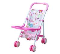 Passeggino - Dolls Pram | Giocattolo Pram | Bouggies da gioco leggero pieghevoli | passeggini per con un cestino inferiore | Vestire le ragazze- | Giocattoli leggeri e Regali per annivers