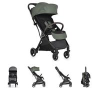 Canguro carrozzina passeggino facile Fold baldacchino solare regolabile cestino, colorazione:verde