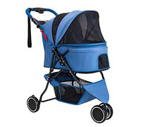 Passeggino for gatti, passeggino for cani di piccola e media taglia, passeggino for cani a 3 ruote, carrozzina pieghevole for cani, passeggino leggero for animali domestici, carrello da viaggio, ruote