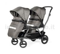 Passeggino Gemellare Peg Perego Piroet Duette City Grey