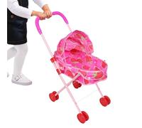 Passeggino Giocattolo Per Bambini - Gioco Simbolico Passeggino Con Capottina | Pieghevole Per Giochi Di Ruolo | Per Bambini Bambine Casa Viaggio Festa Compleanno Scuola Esterno