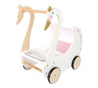 Passeggino in legno per bambini Cigno