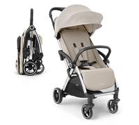 Passeggino KikkaBoo EDEN, Passeggino fino a 22 kg, Ripiegamento automatico, Posizione reclinabile, Ultraleggero, Compatto, Beige