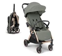 Passeggino KikkaBoo EDEN, Passeggino fino a 22 kg, Ripiegamento automatico, Posizione reclinabile, Ultraleggero, Compatto, Verde