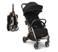 Passeggino KikkaBoo EDEN, Passeggino fino a 22 kg, Ripiegamento automatico, Posizione reclinabile, Ultraleggero, Compatto, Nero