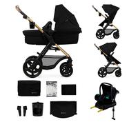 Passeggino Kinderkraft Moov 2 4in1 Eva Wheels Pure Black