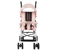 Passeggino leggero e compatto da 0 mesi a 4 anni, capacità di carico massima di 25 kg, passeggino pieghevole, schienale reclinabile, pieghevole automatico in 1 passo, canopy-D-rosa
