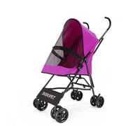 Passeggino leggero per animali domestici Carrello for animali domestici, carrello for cani e gatti, auto speciale portatile pieghevole for passeggiate con cani per cani/gatti in viaggio (Color : A)