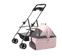 Passeggino leggero per animali domestici Passeggino for animali domestici, passeggino pieghevole portatile, può separare un piccolo carrello speciale for cani e gatti per cani/gatti in viaggio (Color