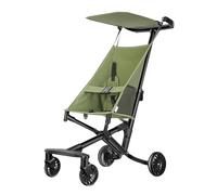 Passeggino Leggero,Pieghevole Con Tettuccio Regolabile E Cestino Portaoggetti, Compatto Con Chiusura A Una Mano, Adatto Per Viaggi In Aereo, Per Bambini 6-36 Mesi(Green)