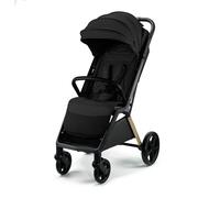 Kinderkraft LOOM Passeggino leggero fino 27kg, Chiusura con una mano, cesto sotto, capottina estensibile con tettuccio, Barra di sicurezza, fino a 4 anni o circa 22 kg, Nero