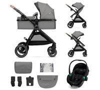 Passeggino multifunzionale 3 in 1 ESME PRO grigio