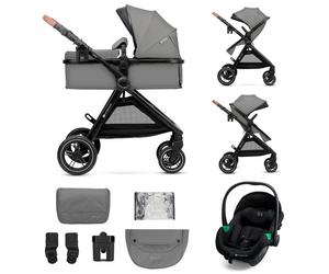 Passeggino multifunzionale 3 in 1 ESME PRO grigio