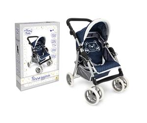 Passeggino Orsetto in Metallo con Schienale Regolabile - H 65