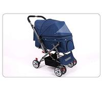 Passeggino per animali domestici cane fuori dal carrello con una chiave pieghevole sedia a rotelle per animali domestici (colore : A), colore: B (colore : C)