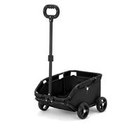 Passeggino per animali domestici con finestra a rete a 4 ruote, imbracatura pieghevole per cani, per viaggi, passeggino leggero per gatti per lo shopping